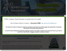 Tablet Screenshot of nippontradings.com